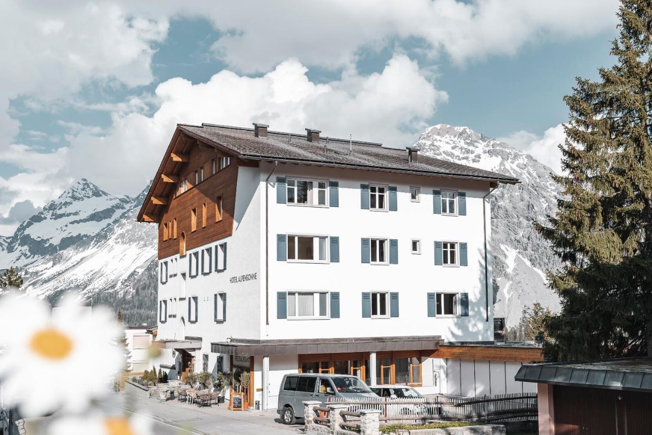 Hotel Alpensonne - Panoramazimmer & Restaurant 阿罗萨 外观 照片