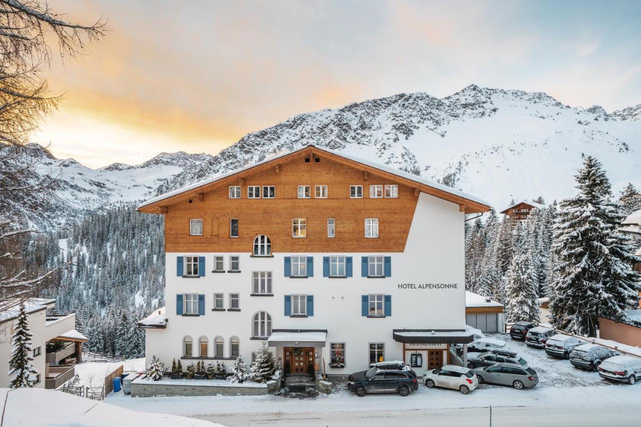Hotel Alpensonne - Panoramazimmer & Restaurant 阿罗萨 外观 照片