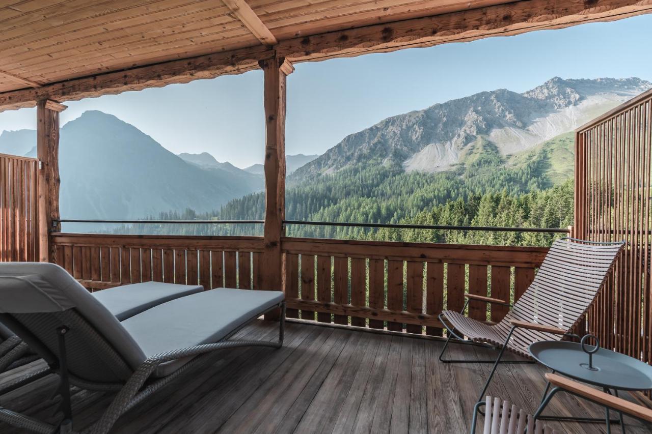 Hotel Alpensonne - Panoramazimmer & Restaurant 阿罗萨 外观 照片