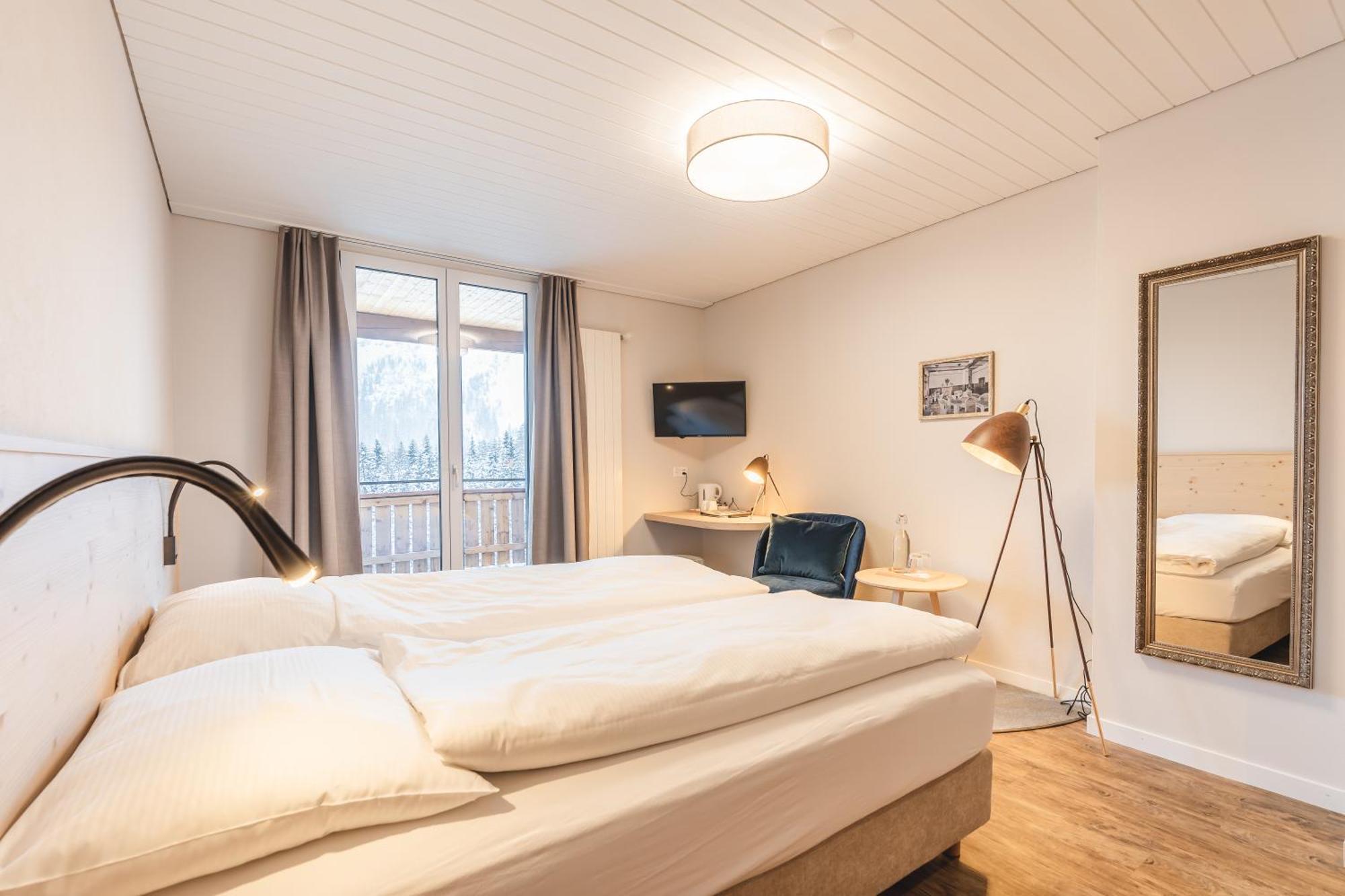 Hotel Alpensonne - Panoramazimmer & Restaurant 阿罗萨 客房 照片