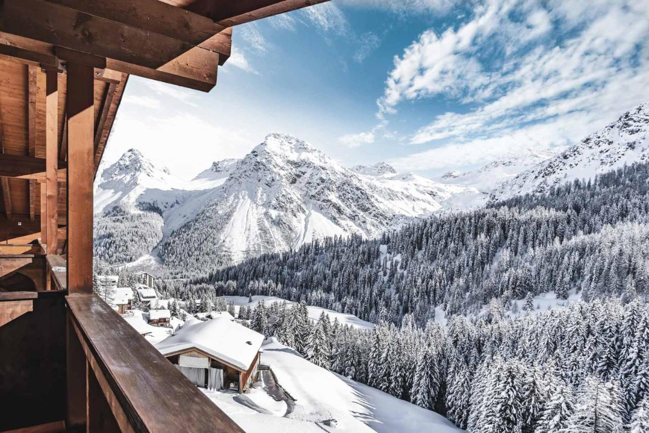 Hotel Alpensonne - Panoramazimmer & Restaurant 阿罗萨 外观 照片
